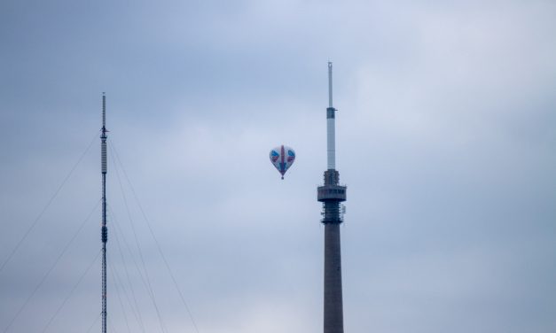 Fan Gallery: It was up, up and away for Emley AFC as hot air balloon had all eyes on the skies