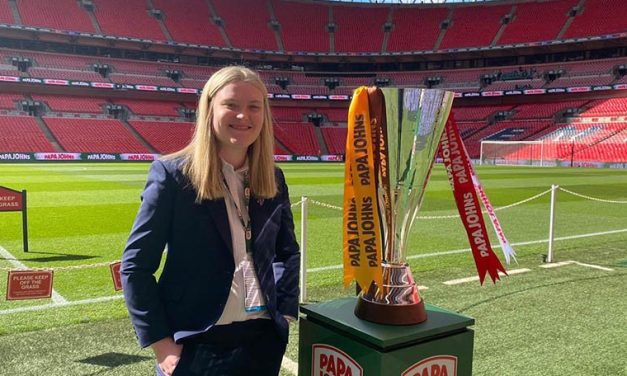 How thinking out of the box – along with an interview with Neil Warnock – helped a University of Huddersfield graduate launch her career