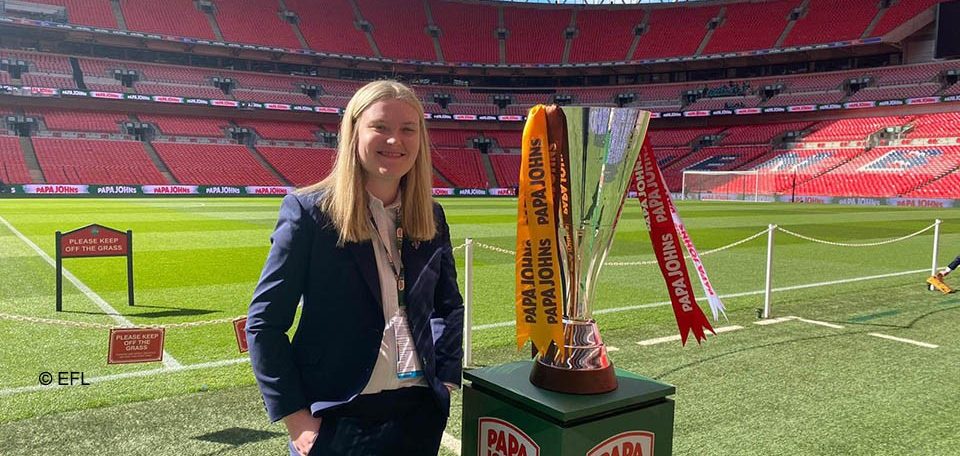 How thinking out of the box – along with an interview with Neil Warnock – helped a University of Huddersfield graduate launch her career