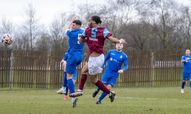 Iyrwah Gooden hits stunning volley for 20th goal of the season as Emley AFC make it seven successive wins