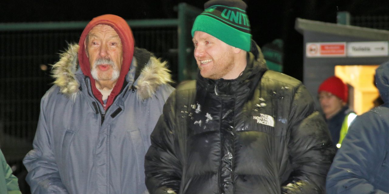 Fan Gallery of images from Golcar United v Penistone Church on a freezing night in the snow