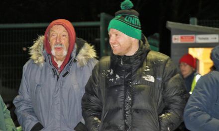 Fan Gallery of images from Golcar United v Penistone Church on a freezing night in the snow