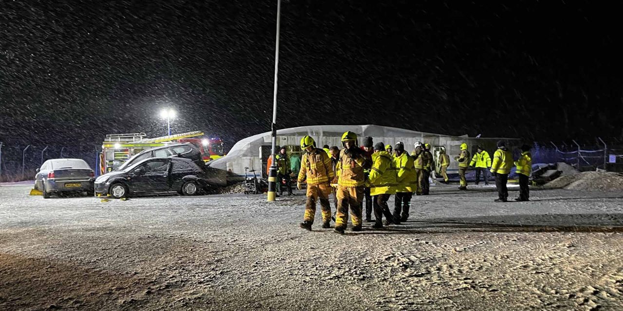 University of Huddersfield student paramedics tested in emergency exercise at Leeds Bradford Airport