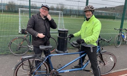 How blind and partially-sighted people can enjoy the thrill of cycling on a bicycle made for two