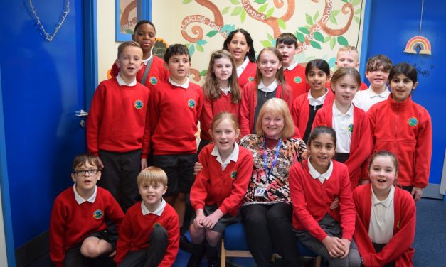 Emotional farewell as teaching assistant retires after 36 years at the school she attended as a child