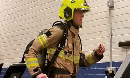 Fundraising firefighter turns up the heat to run Leeds Marathon dressed in full protective gear