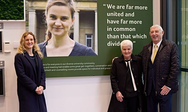 Shadow Foreign Secretary David Lammy opens The Jo Cox More in Common Centre at the University of Huddersfield