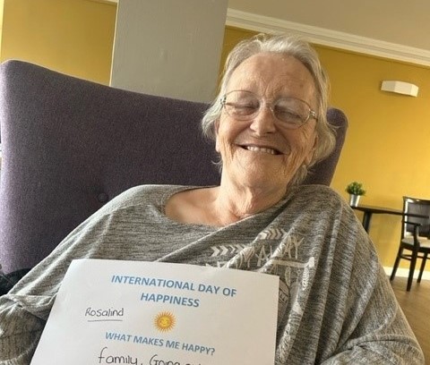 Smiles all round as care home residents celebrate International Day of Happiness