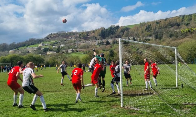 Max Morley bagged a brace as Linthwaite Athletic’s incredible winning run continues