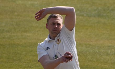 Andrew Smith held his nerve to send Kirkburton second in the Huddersfield Cricket League Premiership as they thwarted Thongsbridge