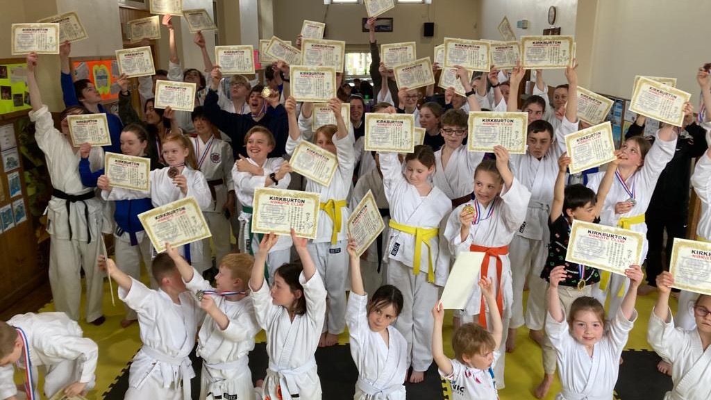 Kirkburton Karate Club smashed a charity fitness challenge inspired by instructor Colin Hanson