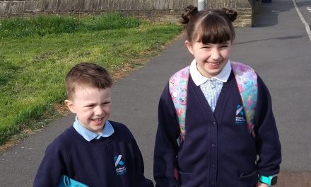How Kirkheaton pupils put their best foot forward in Walk to School week