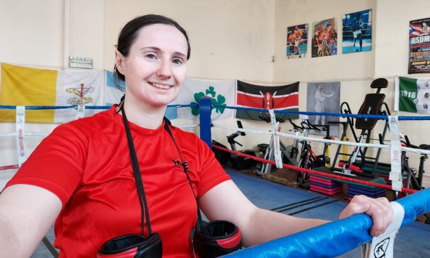 It’s a knockout … Huddersfield Irish dance teacher Rebecca Kane wins her second boxing bout