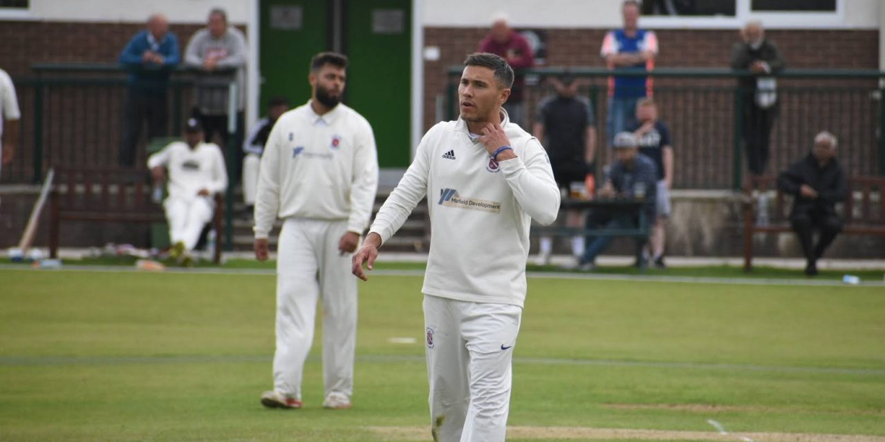 Moorlands stay top of the Premiership as captain Eddie Walmsley puts in brilliant batting performance to defeat bitter rivals Hoylandswaine