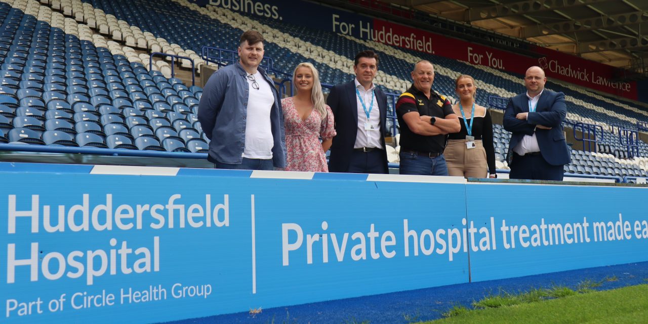 The Huddersfield Hospital kicks off healthcare partnership with Huddersfield Giants