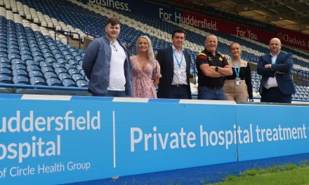 The Huddersfield Hospital kicks off healthcare partnership with Huddersfield Giants