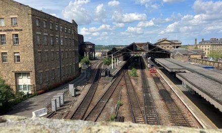 Changes to parking outside Huddersfield Railway Station as work gets underway on roof