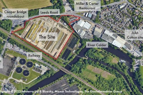 John Cotton set to consult on warehouse plan for former sewage works site at Cooper Bridge