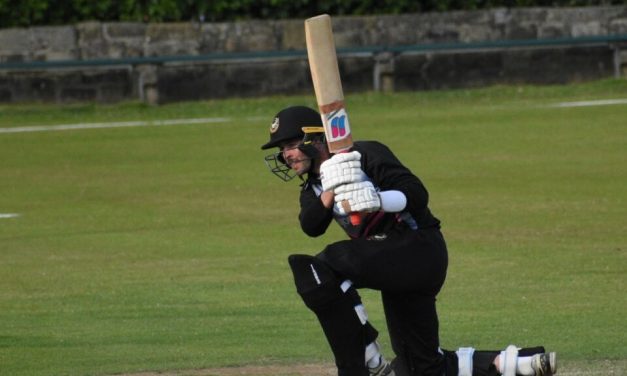 Lewis Evans hits century for Honley but Moorlands claimed victory and beat the weather