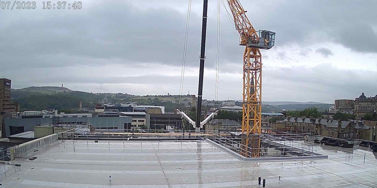 Time-lapse camera will watch Kingsgate Centre raise the roof