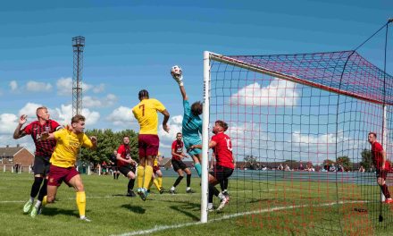 Iyrwah Gooden sent off as Emley AFC battle for opening day point at Maltby Main