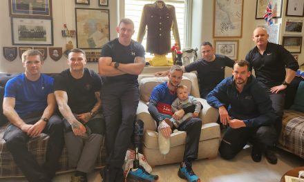 Wounded Huddersfield veteran raises hundreds of pounds for Help For Heroes