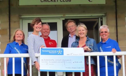 Almondbury Wesleyans mark retirement of club stalwart Keith Crawshaw with fundraiser for Yorkshire Cancer Research