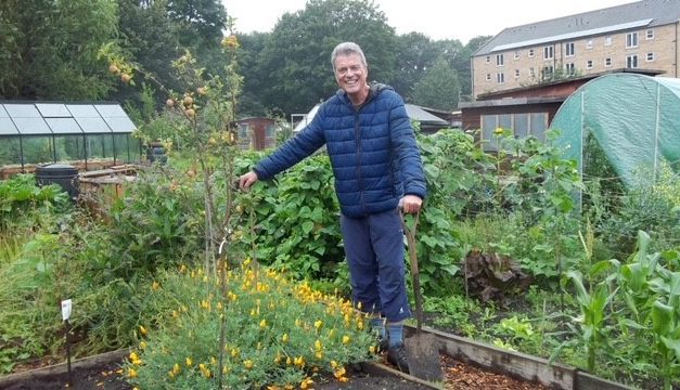 Retired Kirklees Council officer Eric Brown found inspiration for murder mystery novel in his allotment shed