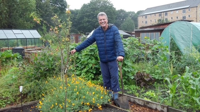 Retired Kirklees Council officer Eric Brown found inspiration for murder mystery novel in his allotment shed