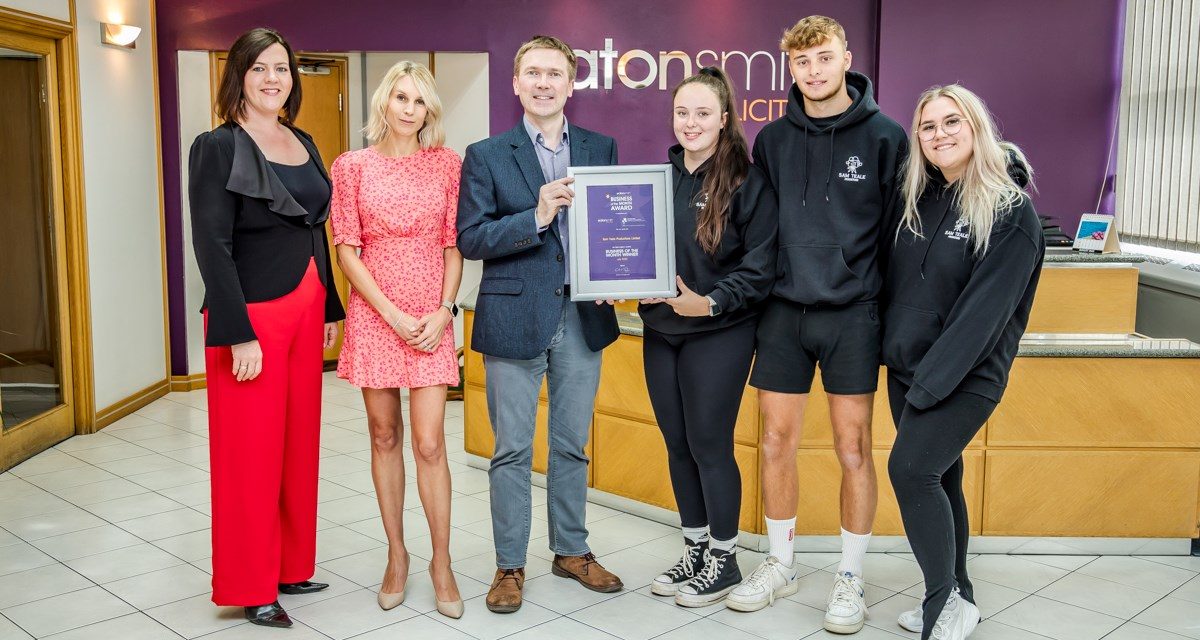 Sam Teale Productions wins Eaton Smith’s Business of the Month Award for July 2023