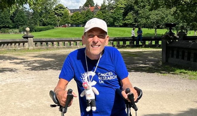 Disabled fundraiser Stephen Collins just days from doing his ‘walk against all odds’