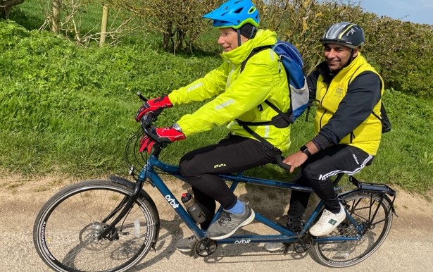 Tandem Trekkers show their pedal power with 100mph challenge
