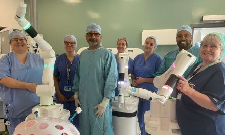Surgical robot assists with operations at Huddersfield Royal Infirmary
