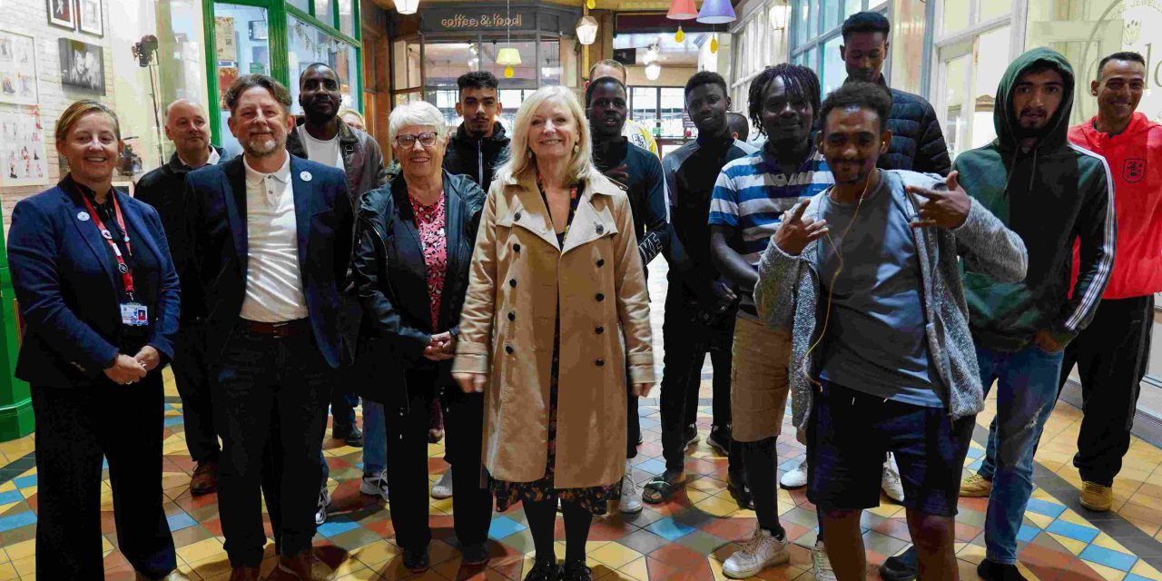 Walking and football group helps refugees and asylum seekers feel at home in Huddersfield