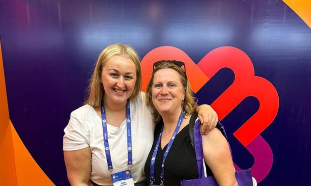 University of Huddersfield student and lecturer fly the flag for global midwifery care at conference in Bali