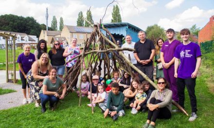 Happy Valley star brings forestry school to Forget Me Not Children’s Hospice