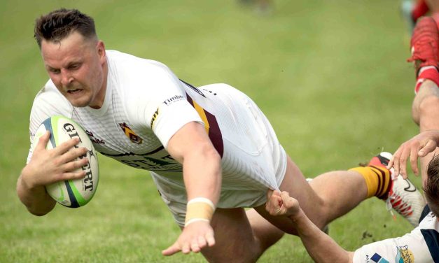 Huddersfield RUFC finished strongly but first half hat-trick by Jacob Oliver left them too much to do