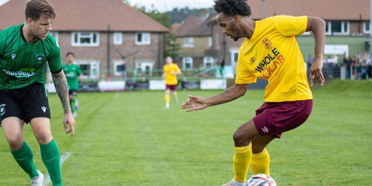 Iyrwah Gooden has all the moves as Emley AFC defeat league leaders Knaresborough Town