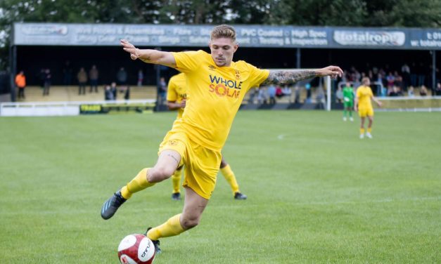 Sam Pashley scores twice as unbeaten Emley AFC go joint top of the table