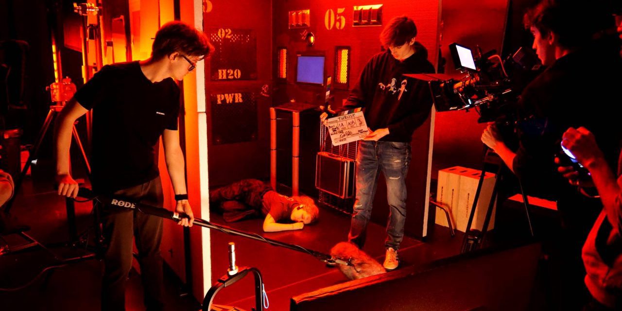 Students ‘make it so’ with sci-fi movie filmed in University of Huddersfield’s Patrick Stewart studio