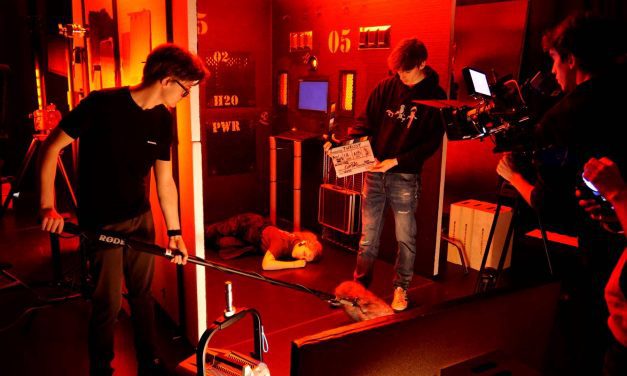 Students ‘make it so’ with sci-fi movie filmed in University of Huddersfield’s Patrick Stewart studio