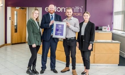 Double success for family business as Towndoor Ltd wins Eaton Smith Solicitors’ Business of the Month Award