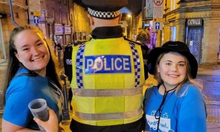 It’s Freshers’ Week at the University of Huddersfield and police help students make a safer start to life in town