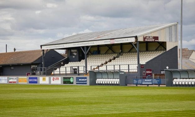 Emley AFC unveil new-look stand with 305 seats from the John Smith’s Stadium