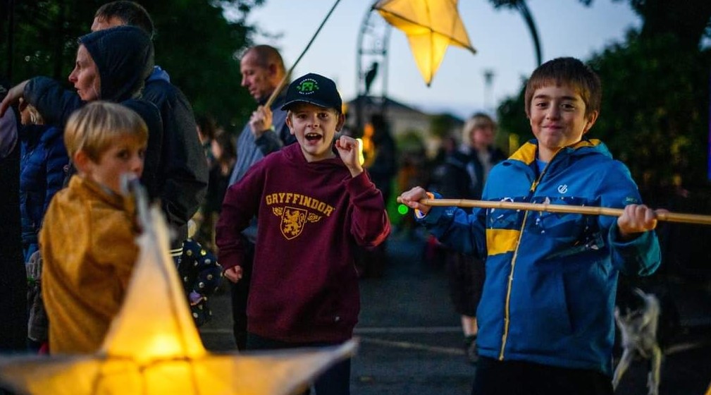 Lantern parade around Honley is celebratory end to a brilliant Holmfirth Arts Festival