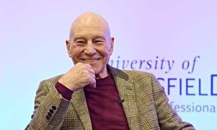 Sir Patrick Stewart engaged a sell-out audience at the University of Huddersfield with his journey from Yorkshire to the stars