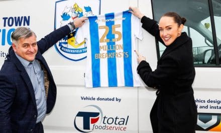 Total Foodservice donates van to deliver for Huddersfield Town Foundation’s school breakfast clubs