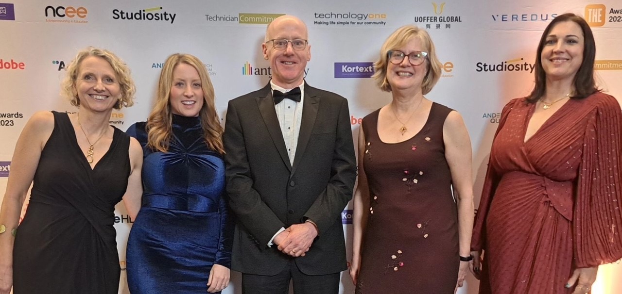 University of Huddersfield wins Business School of the Year at The Times Higher Education Awards 2023