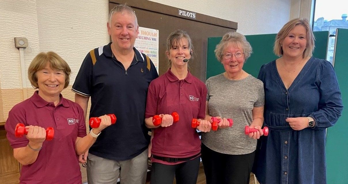 Travel consultants’ sponsorship saves fitness class for older people