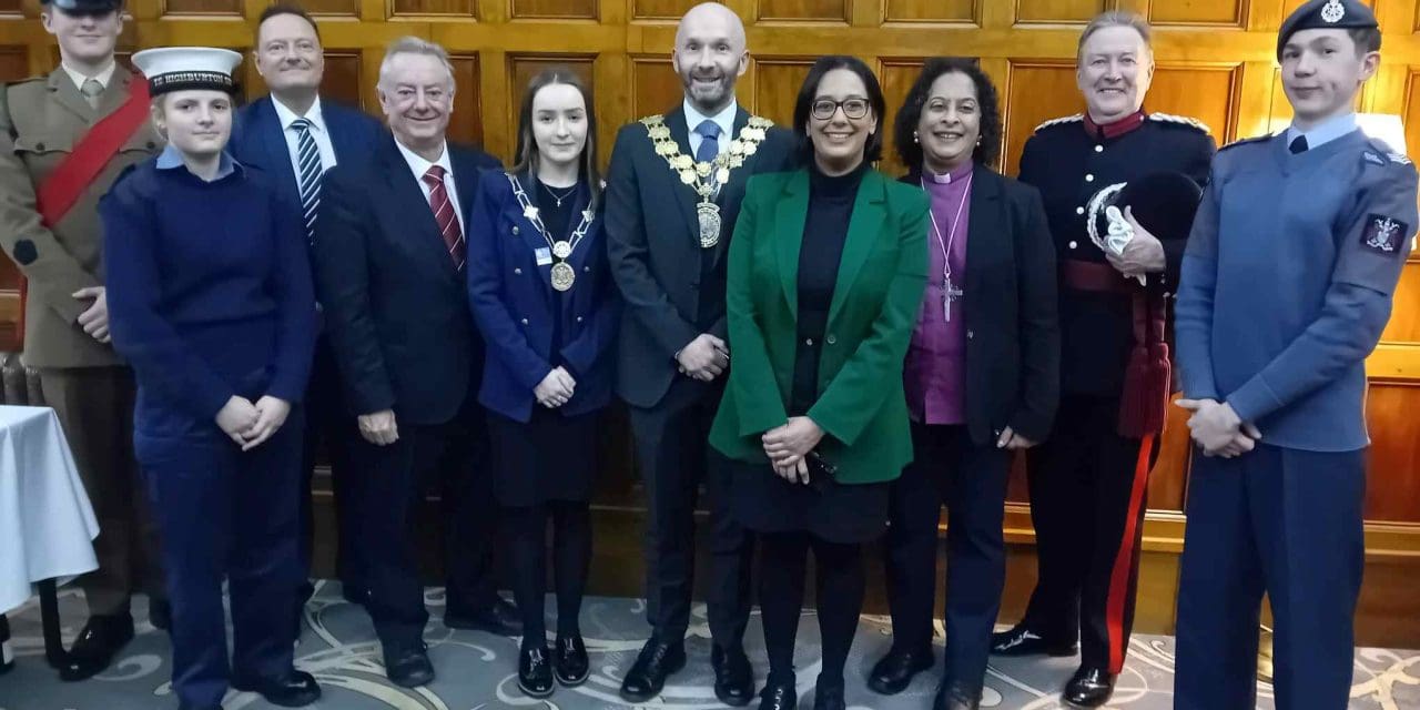 Mayor of Kirklees hosts civic reception to celebrate three top awards for the University of Huddersfield